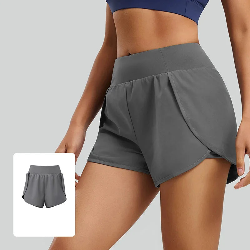 Women's Sports Shorts  Anti Chafe High Waist Running Shorts Lightweight Breathable Gym Workout Fitness Casual Short Pants