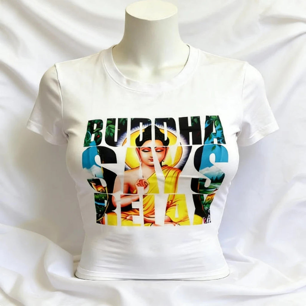 Cute Girls Tees Tops Aesthetic Graphic Tees Tops Y2k Style Women Clothing Streetwear Harajuku Printing Sexy T-shirts Summer 90s