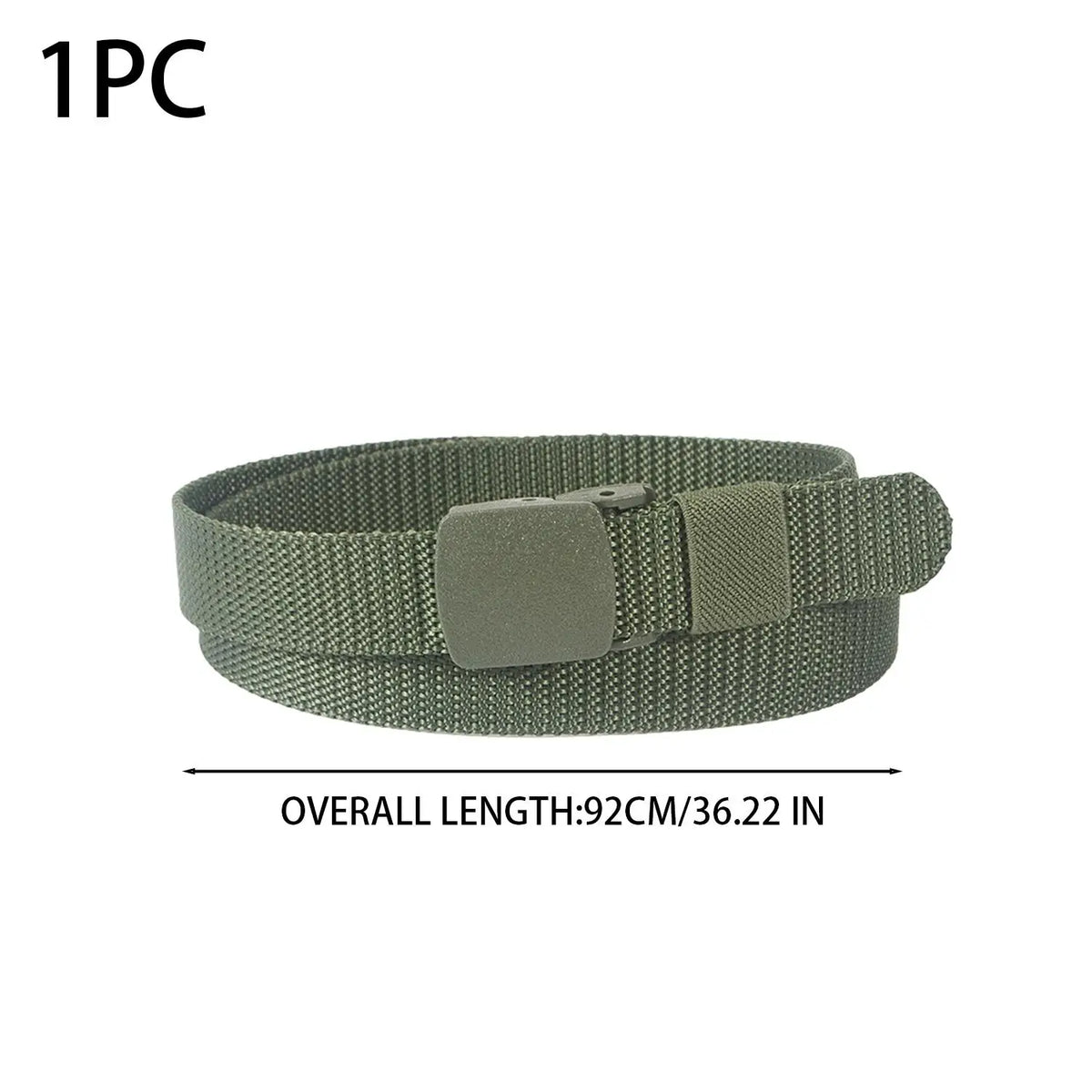 New 92cm Belts for Children Military Unisex Canvas Automatic Buckle Fashion Solid Colors Nylon Outdoor Tactical Canvas Belts