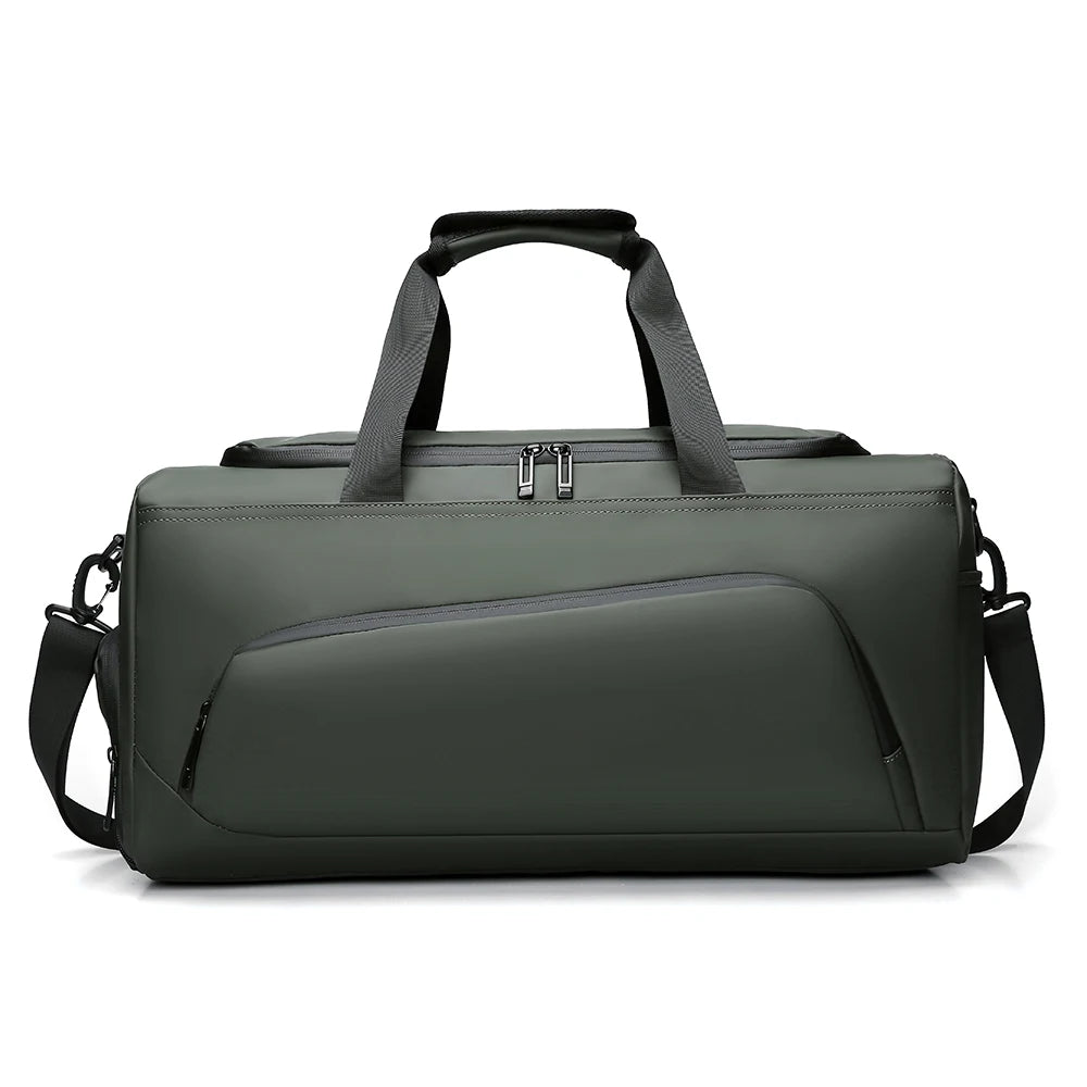 Sports Gym Bag, Large Capacity Handbag,Portable Travel Duffel Bag, Multi-compartment With Shoes Storage,Perfect For Vacation