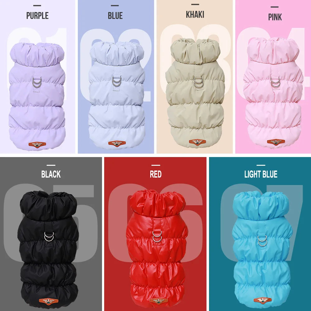 Soft and warm winter pet clothing, suitable for small to medium-sized dogs such as Chihuahuas, French Bulldogs and Poodles.