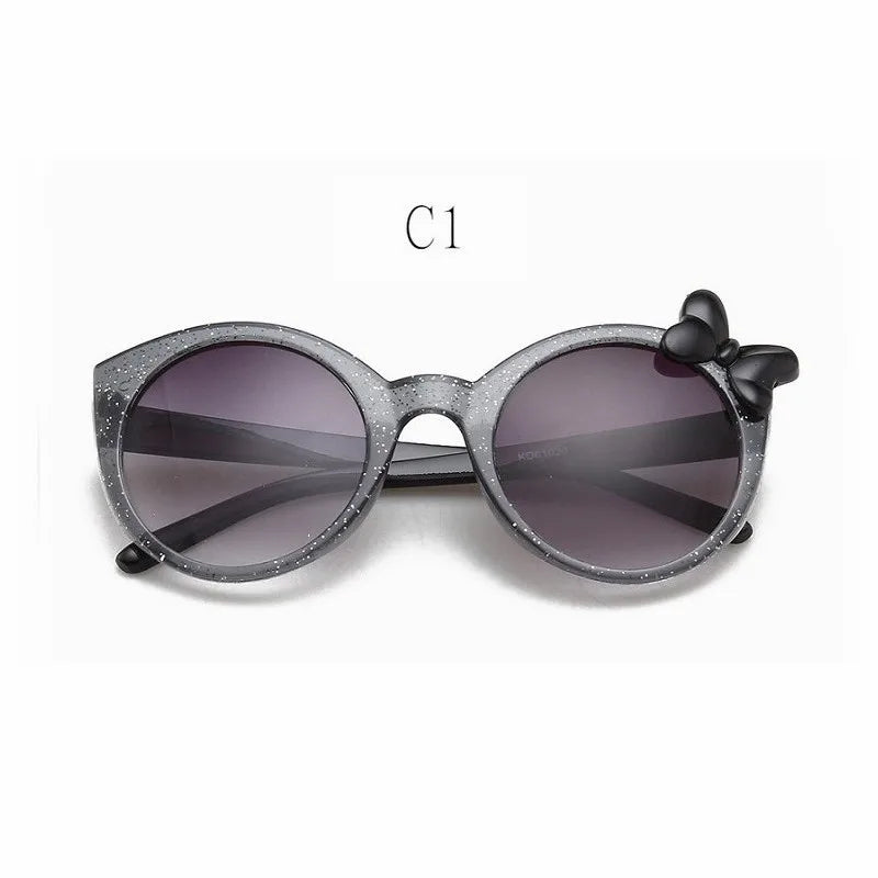 Kids Bowknot Sunglasses UV400 Sun Glasses Fashion Eyewear for Boys & Girls Children's Sunglasses 3-12 Years Old