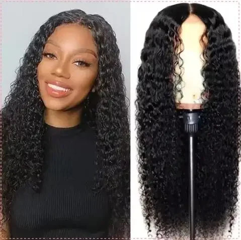 Women's Wave Synthetic Wig, Natural Black, Easy to Care for, Suitable for Most Women's Wigs, Party Wigs, Daily Dress Wigs