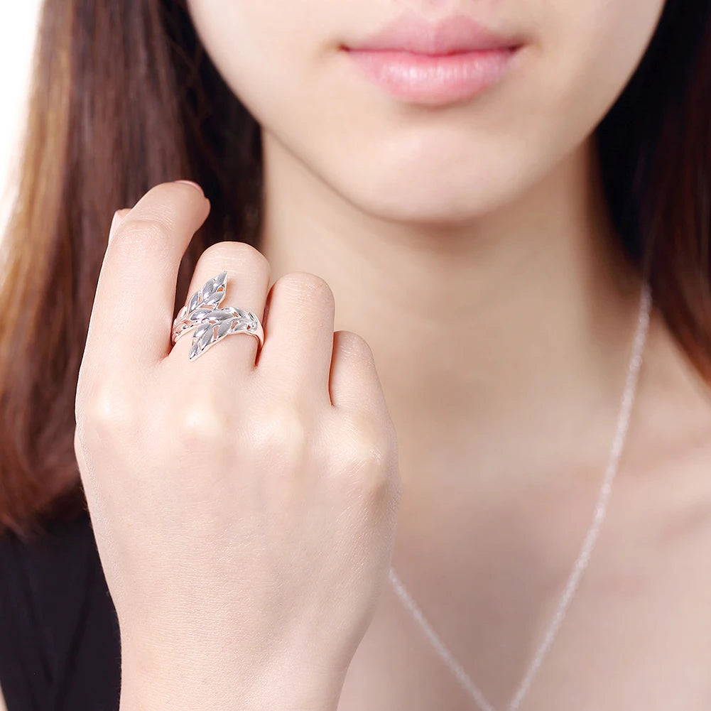 Cute jewelry 925 Sterling silver Rings For Women adjustable Fashion elegant Wedding Party custom Holiday gifts