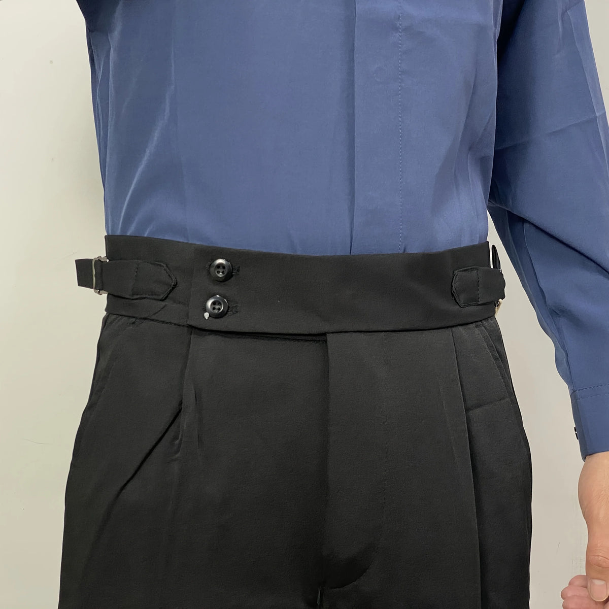 Men'S Knit Fabric Shirt Stays, Adjustable Elastic Non-Slip Polyester Belts for Formal Shirts, Ideal for Weddings,Groomsmen Gifts