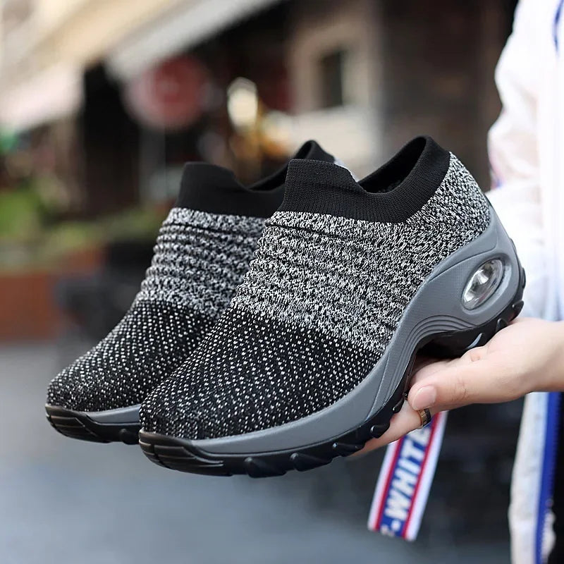 Women's Sneakers Versatile Ladies Orthopedic Sneakers Platform Shoes Women Casual Shoes Non-slip Wear-resistant Tenis De Mujer