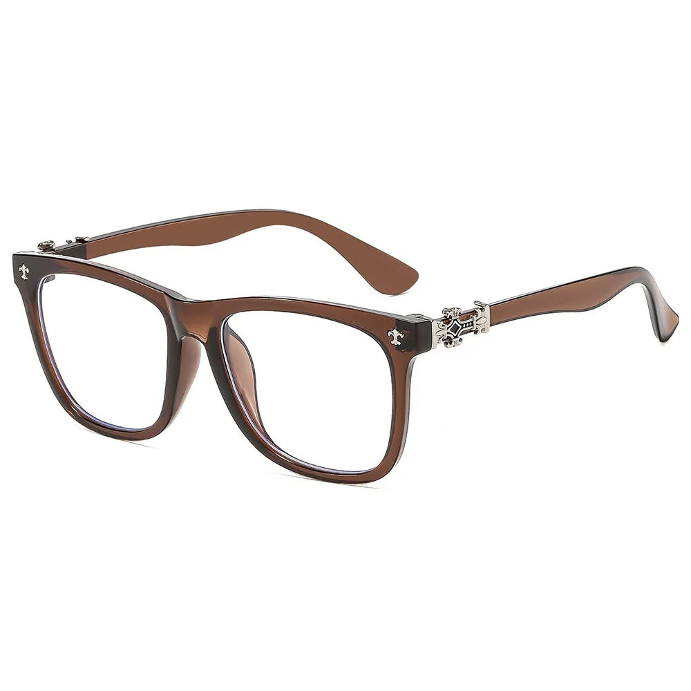 Fashion Glasses Frame Women Anti Blue Light Men Square Eyeglasses Vintage Prescription Eyewear