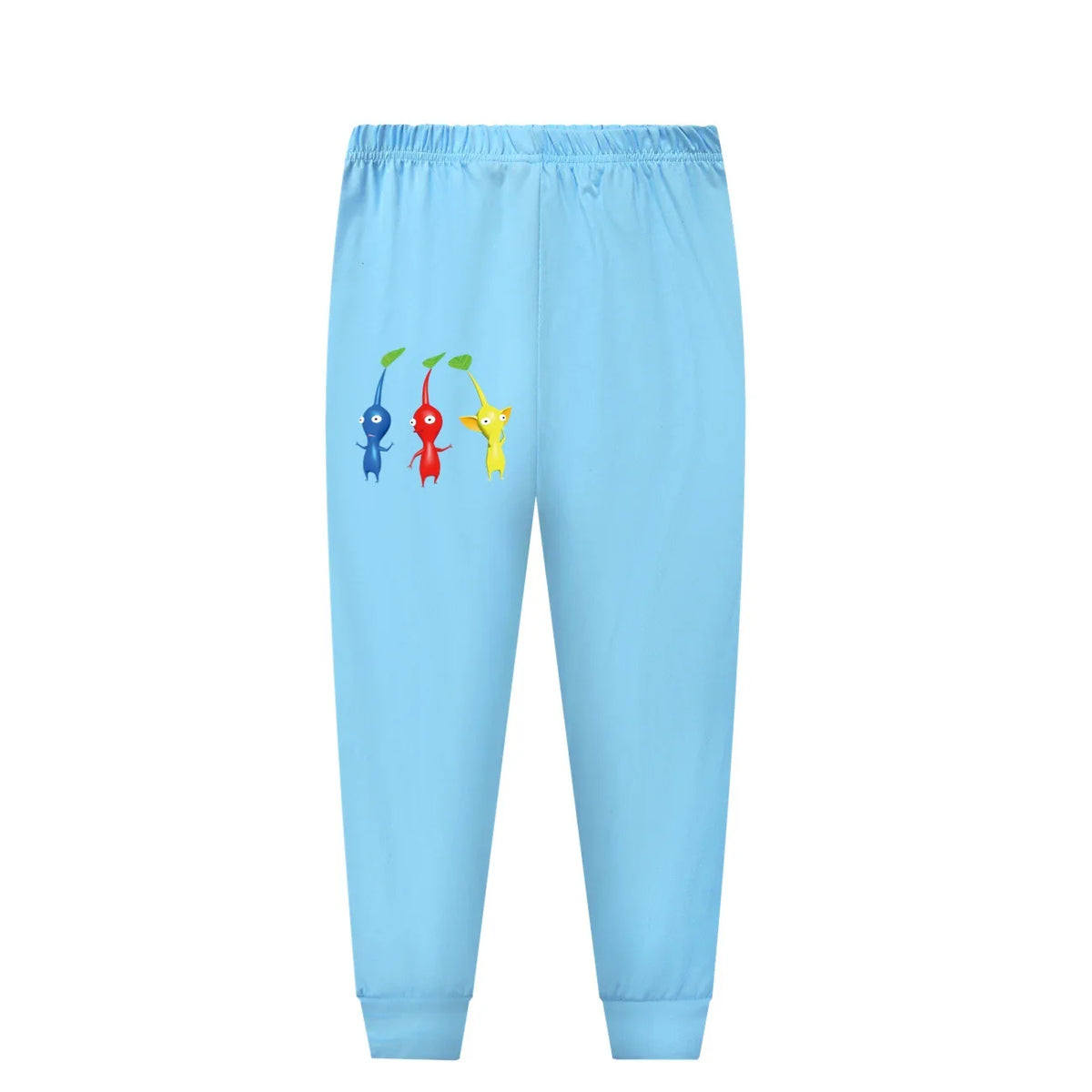Newest PIKMIN 4 WIKI Costume Kids Cartoon Pajama Sets Baby Girls Long Sleeve Tops Pants 2pcs Set Teenager Boys Casaul Sleepwear