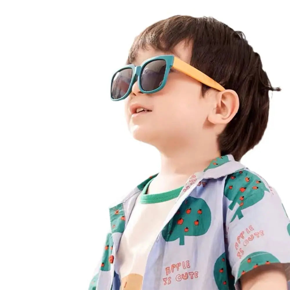 Fashion Square Frame Kids Sunglasses Fashion UV 400 Outdoor Foldable Sunglasses Children Eyewear for Toddler Boys and Girls