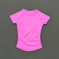 Women Sports T-Shirt Round Neck Short Sleeve Breathable Stretchy Tops Gym Fitness Yoga Running Workout Casual Athletic Shirts