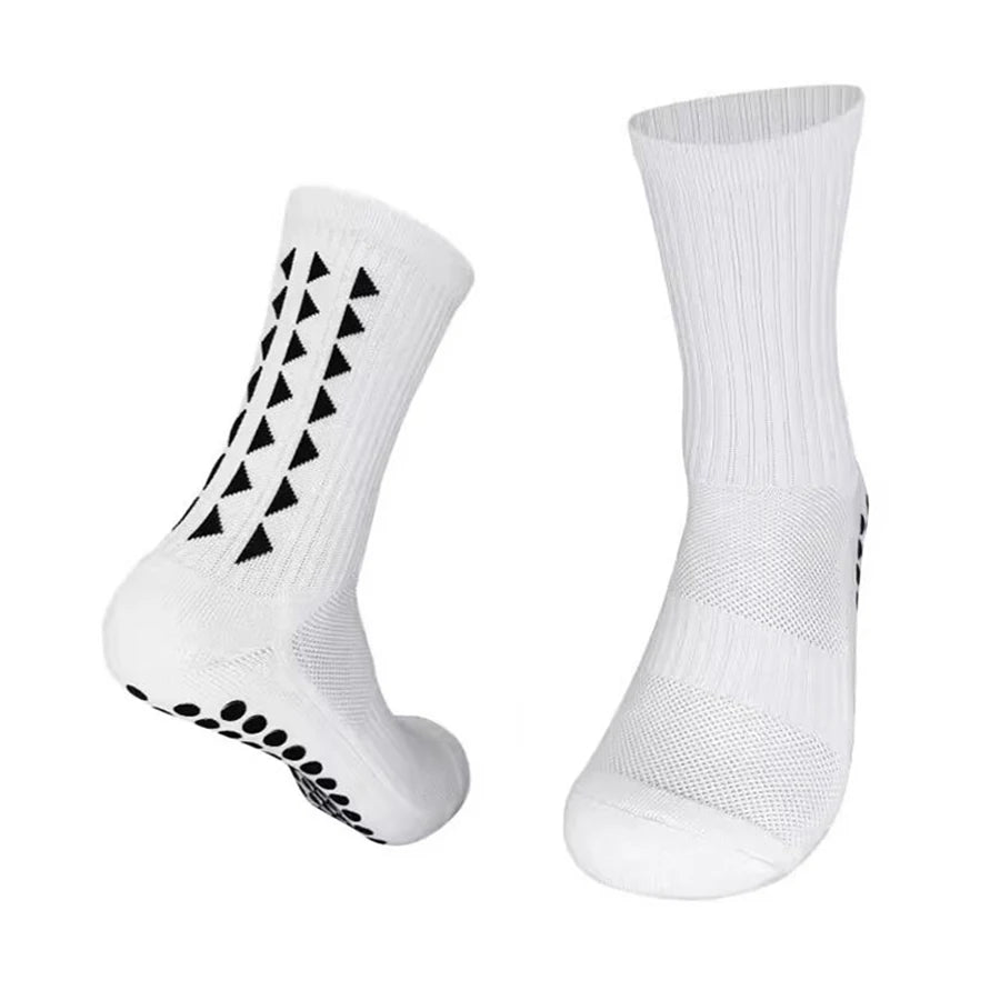 6 Pairs Men Women Football Grip Socks Towel Bottom Sport Socks Rugby Soccer Cycling Running Exercise Athletic Socks