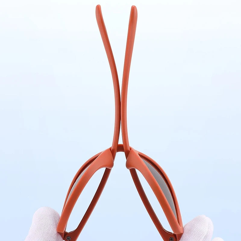 Fashion Round Kids Sunglasses Boys Girls Polarized Sun Glasses Light Weight Silicone Children Shades