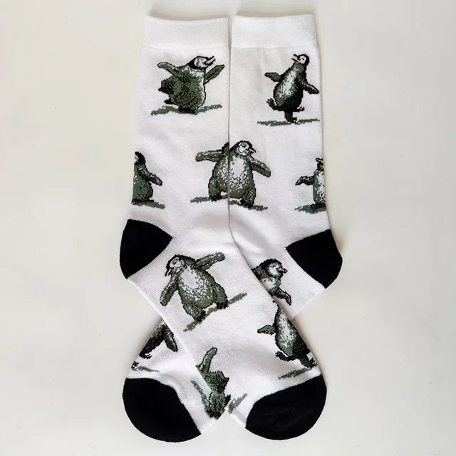 NEW Crew Fashion Funny Women Socks Border Collie Schnauzer Lab Scottie Beagle Boxer Pug Bulldog Sheltie Golden Doodle Retriever