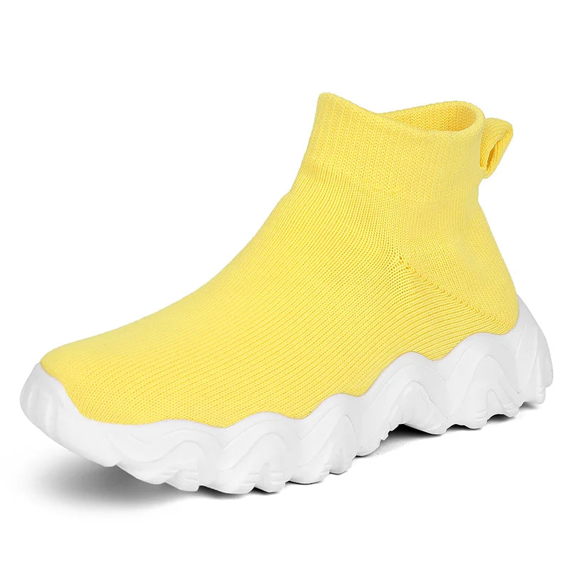 2025 Kids Fashion Sneakers For Boys Girls Tennis Shoes Breathable Sports Running Shoes Children Casual knitting Running Shoes