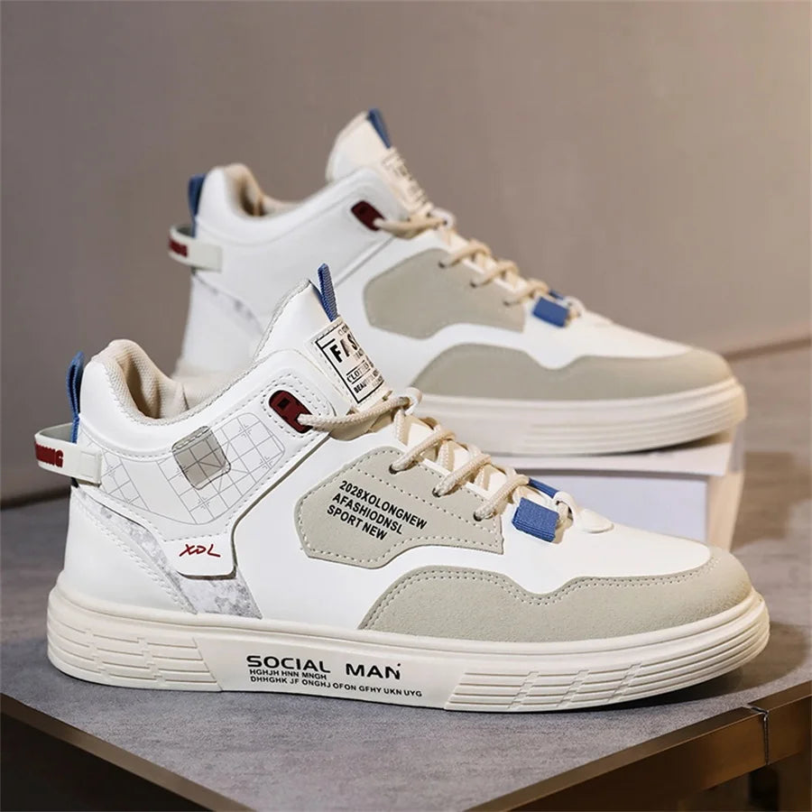 Men's Casual Sport Shoes Anti-Slip Good Grip Outdoor Versatile Skate Shoes Comfortable All Seasons Men Footwear