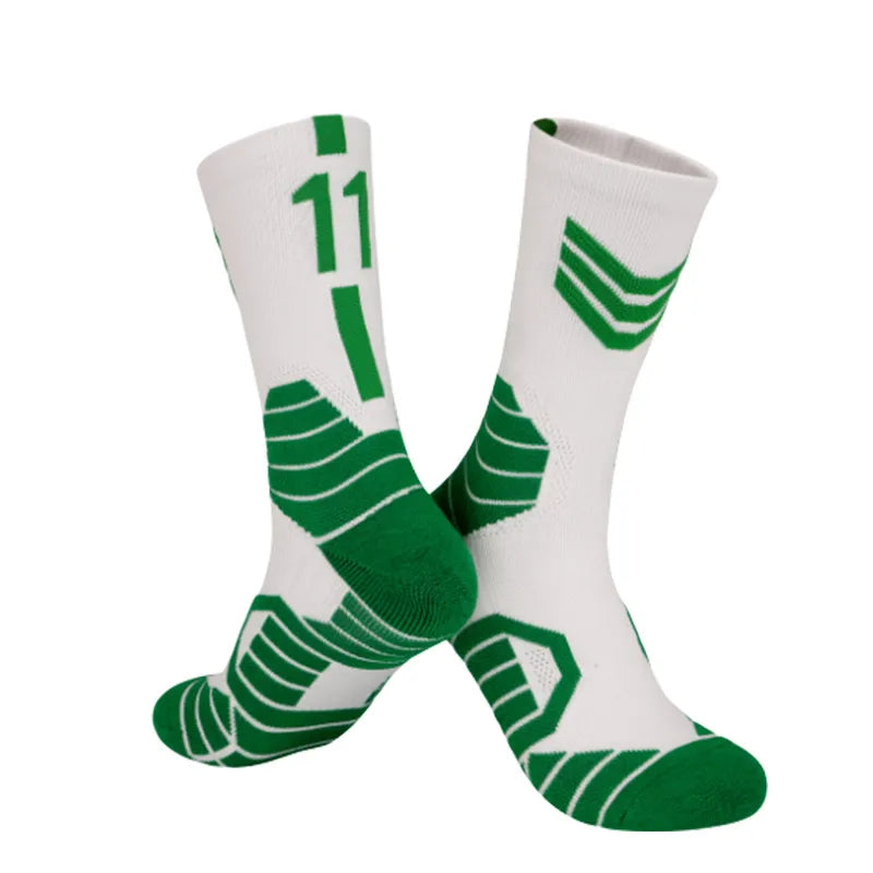 Professional Star Basketball Socks Elite Thick Sports Socks Adults Kids Non-slip Breathable Durable Towel Bottom Sports Socks