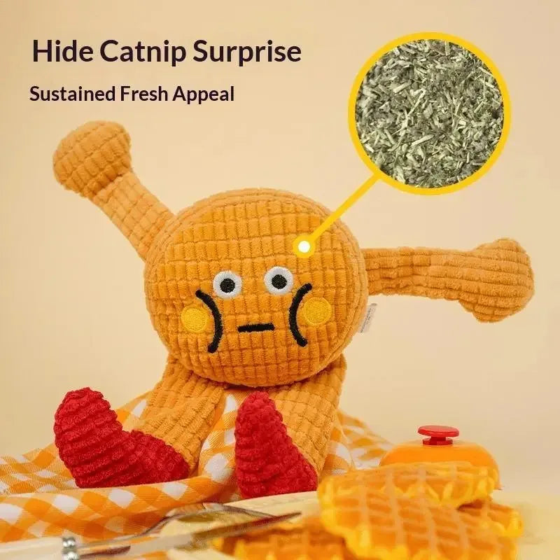 Pet Toys for Cats And Dogs Durable Waffle Cookie Chew Toys Amusing Entertaining Chew Toys for Kittens And Puppies