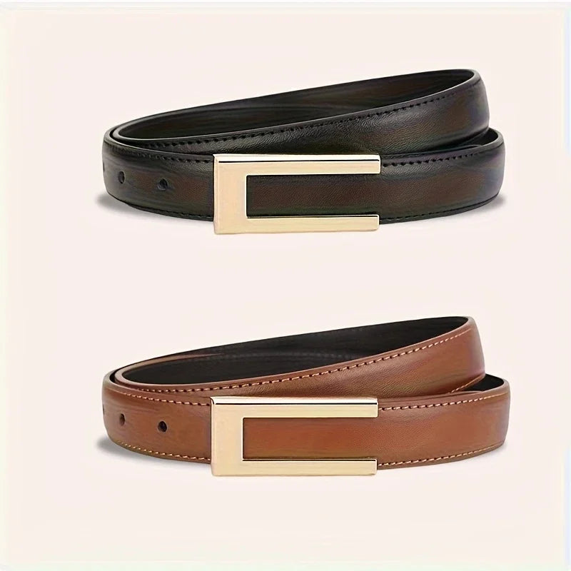 Women belt slim waist fashionable casual luxurious and adjustable belts suitable for dresses, jeans and belts for women