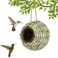 Pet Hanging bed Birds Nest Outdoor Hand-weaved Decorative Bird House Bird Cage Shelter For Garden Decoration Pet Bedroom