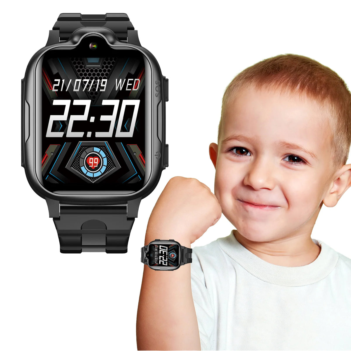 4G Kids Watch 4G Smart Kids Watch Video Call Voice Chat Student Watch for Boys and Girls IPX7 Water Proof Water Proof Kids Watch