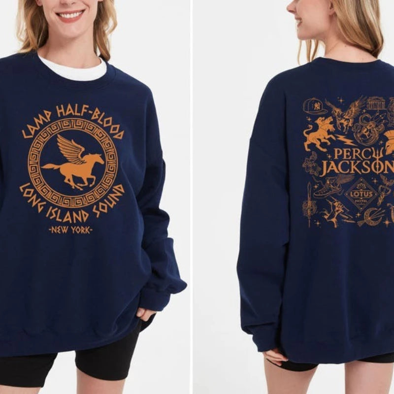 Unisex Camp Halfblood Sweatshirt Camp Half Blood Hoodie Camp Half Blood Chronicles Branches Sweater Percy Jackson Sweatshirt