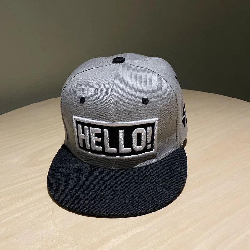 Men Letter Embroidery Cycling Hats Outdoor Adult Casual Hip Hop Dancing Caps Snapback Hats Gorras