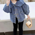 Girls' Outerwear Spring & Fall New Kidsren's Clothing Baby Girl Outerwear Kidsren's Little Girl Tops Autumn and Winter Cardigans F
