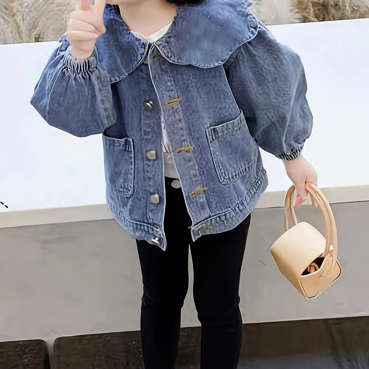 Girls' Outerwear Spring & Fall New Kidsren's Clothing Baby Girl Outerwear Kidsren's Little Girl Tops Autumn and Winter Cardigans F