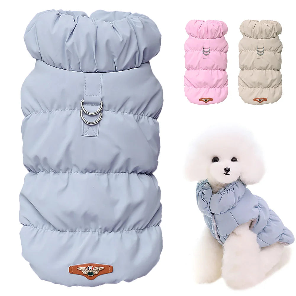 Soft and warm winter pet clothing, suitable for small to medium-sized dogs such as Chihuahuas, French Bulldogs and Poodles.