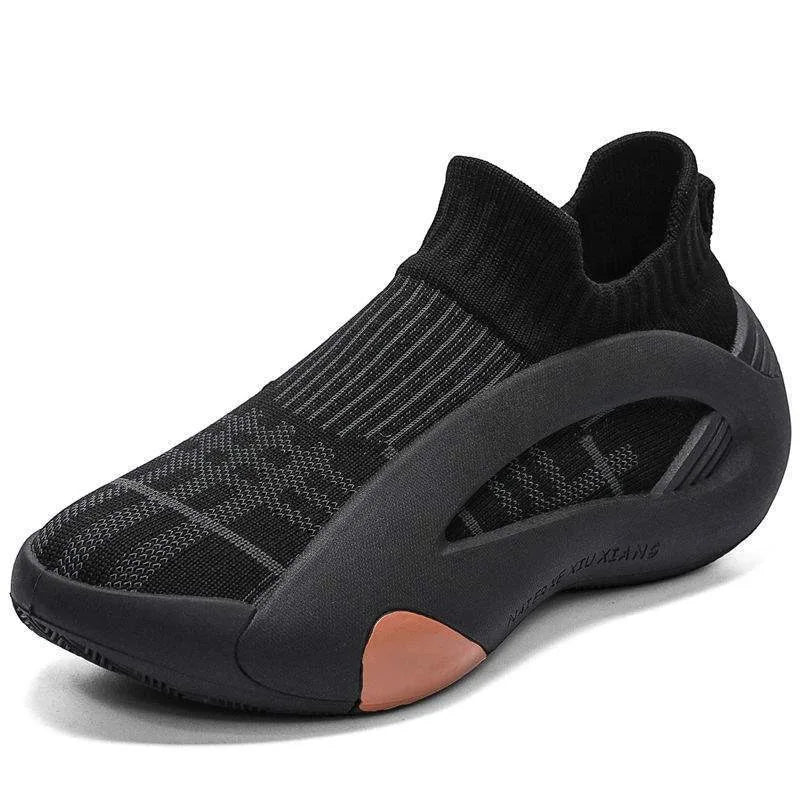Men's Trendy Versatile Outdoor Sports Shoes Breathable Mesh Surface Casual Socks Non-Slip Comfortable Footwear for Active Living