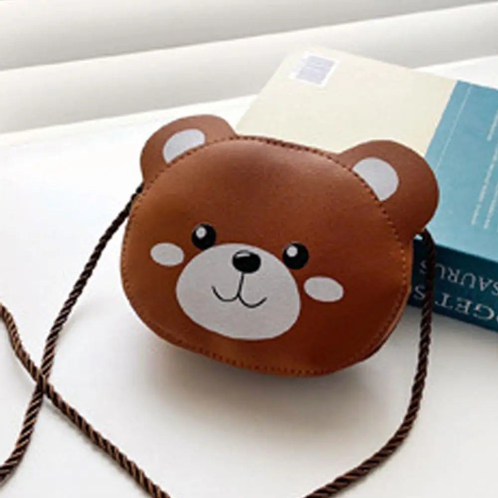 Mini Crossbody Bag for Children Cute Cartoon Animal Rabbit Baby Girls Shoulder Bags Boys Kids Small Coin Purse Handbags Wallet