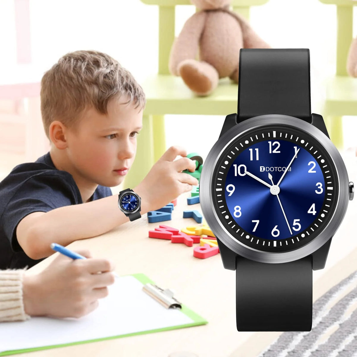 PROKING Kids Watch for Girls Boys Children Teens Analog for Kid 8-18 Years Old Learning Time and Easy to Read 50M Waterproof Wit