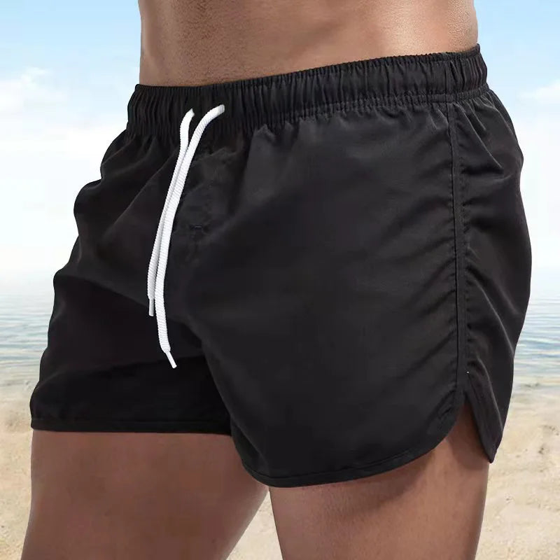 Shorts for Mens 2025 Summer Men's Swimwear Shorts Brand Beachwear Sexy Swim Trunks Men Swimsuits Low Waist Breathable Beach Wear