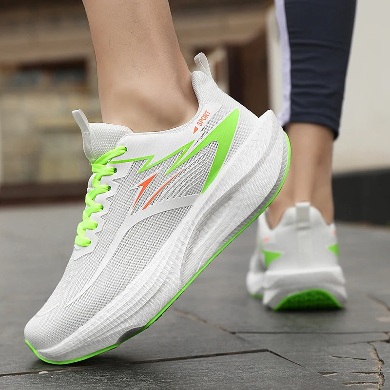Marathon Running Shoes Men Casual Carbon Board Sports Breathable Lightweight Women's Comfortable Athletic Antiship Sneakers New