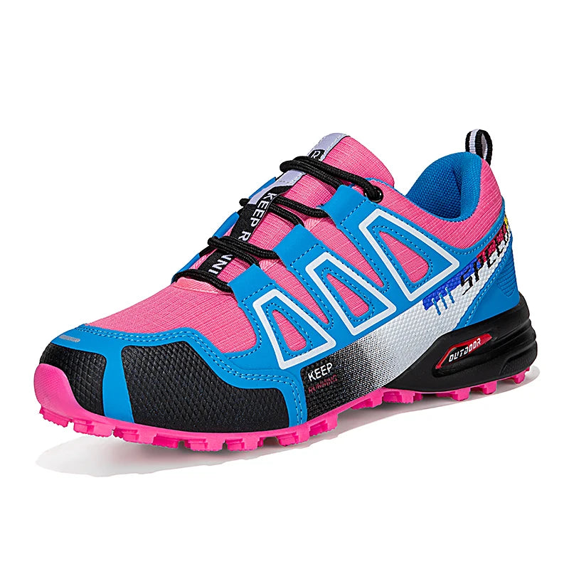 Women's Hiking Shoes Waterproof Outdoor Sports Shoes Women's Walking Travel Sports Shoes Bicycle Sports Shoes Running Shoes