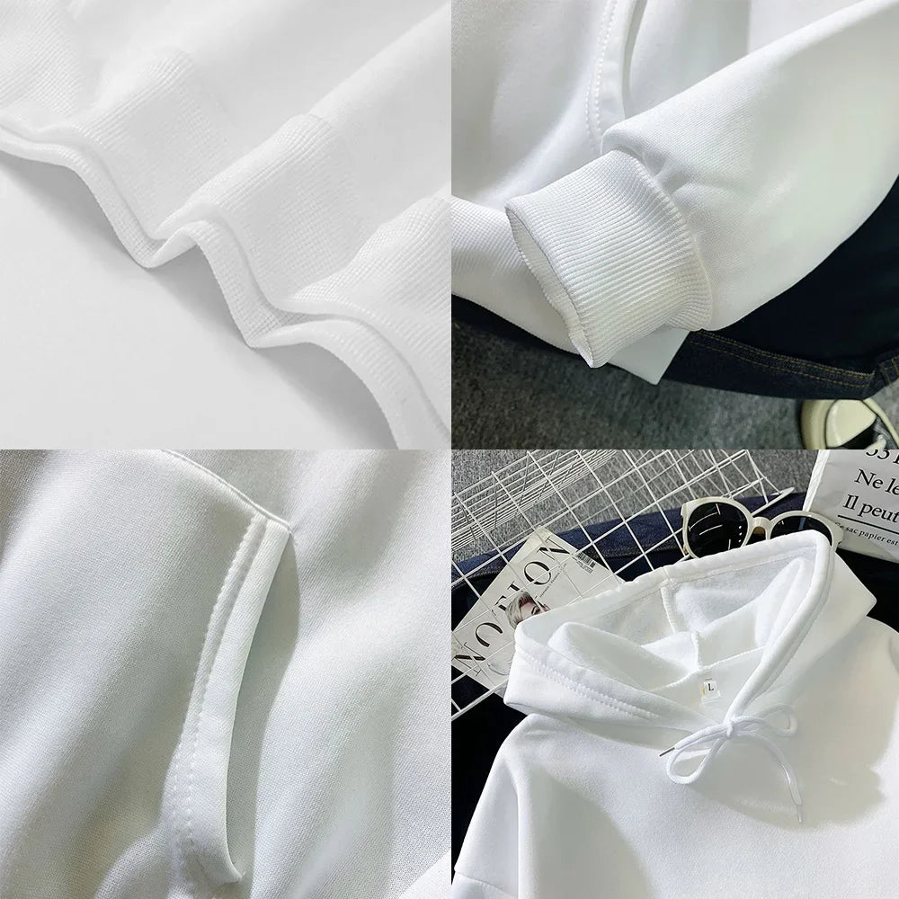 Hoodies New Men Harajuku Hooded Sweatshirts Casual All-match Pullover Streetwear Sweater Fashion Clothing Sweatshirt Hoodie