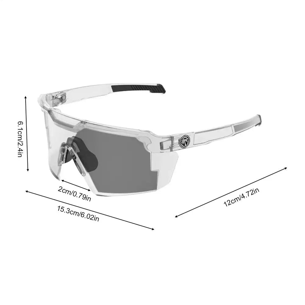 Safety Sunglasses for Men Photochromic UV Protection Eyewear Polarized Work Sunglasses for Men for Driving Fishing Cycling