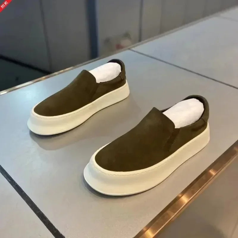Mens Loafers Hight Quality Breathable Canvas Casual Shoe Slip-on Driving Shoes for Men Sneakers Comfortable Walking Falts Tennis
