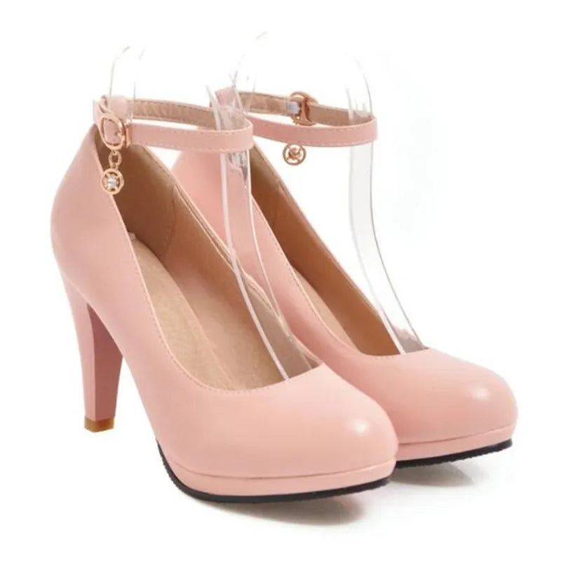 Children Girls High Heel Shoes Kids Princess Shoes Fashion Simple Platform Pumps Women's High Heels For Party Wedding 31-43