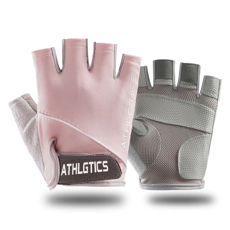 Workout Gym Gloves for Men Women Fishing Cycling Spring Summer Gloves Half Finger Training Breathable Non-slip Fitness Gloves