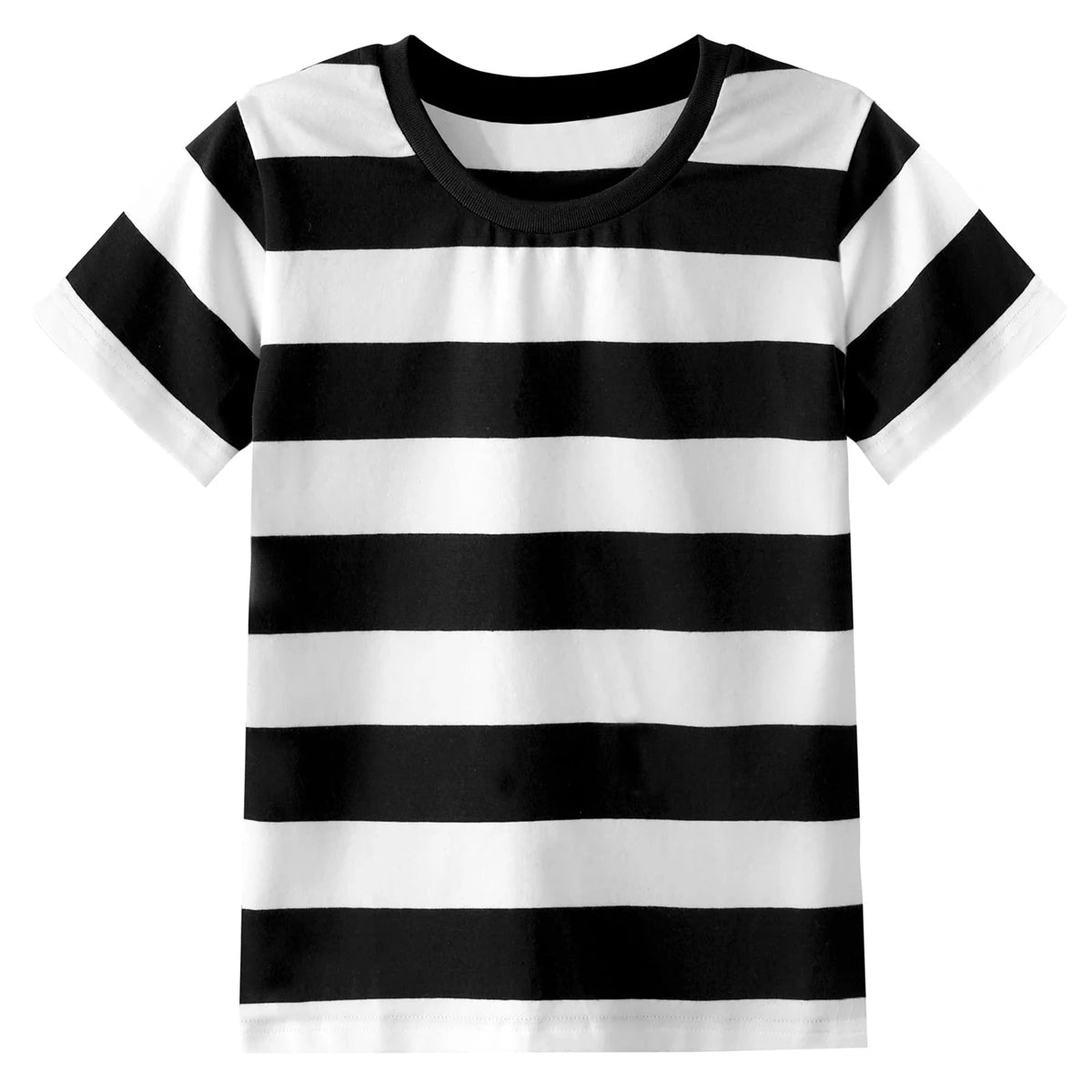 Kids Red and White Striped Shirts Boys Girls Halloween Cosplay Costumes Toddler Christmas Long Sleeve Casual Cotton T Shirts