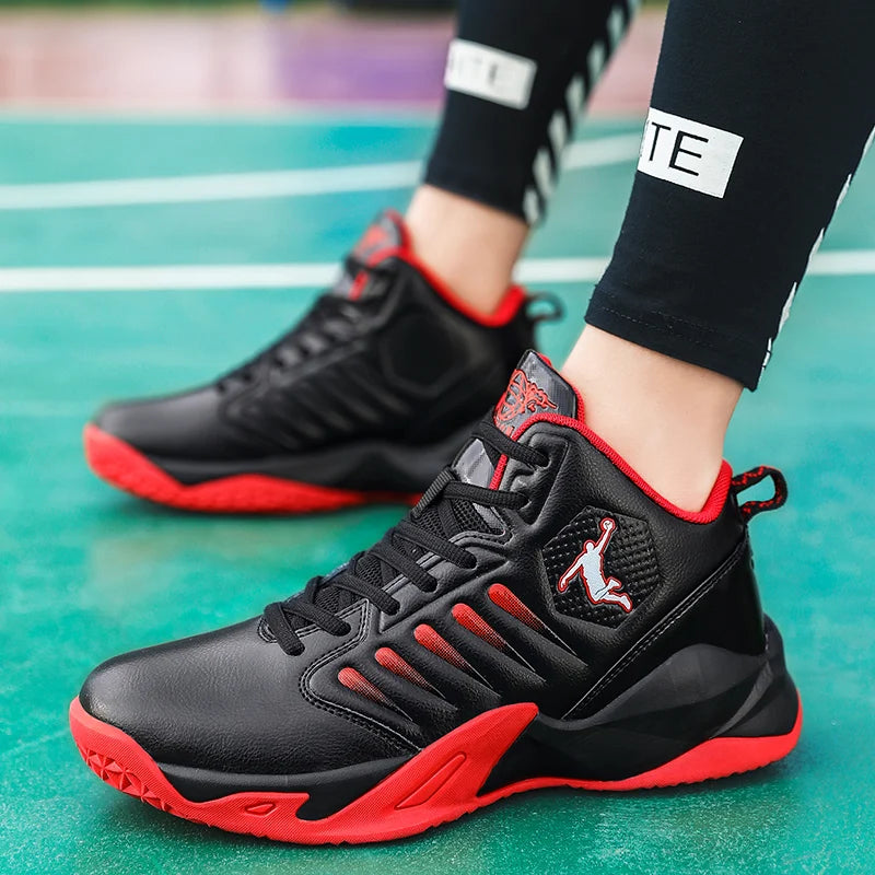 Parent-child high-quality sports shoes four seasons soft sole anti-slip basketball shoes fashion men's light breathable sneakers