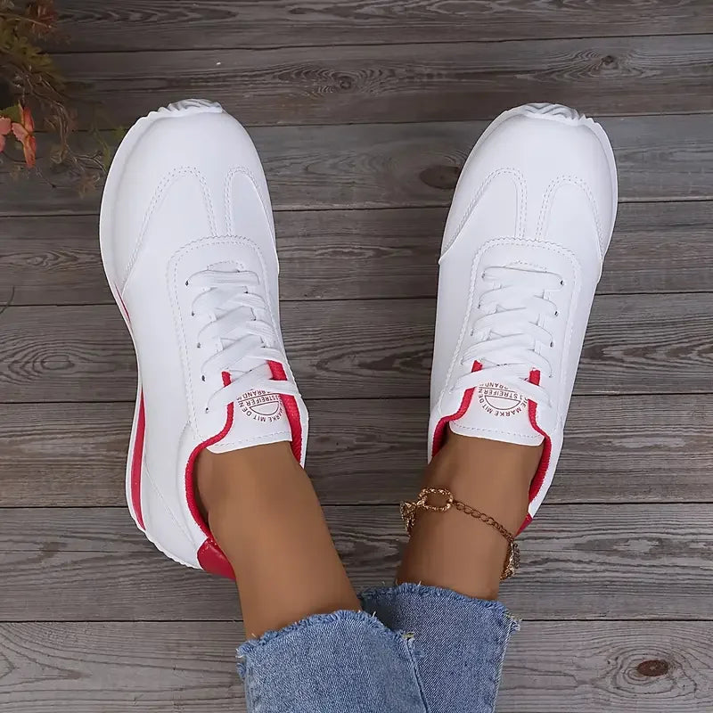 2026 Luxury Designer Women's Low-Heel Sneakers Fashionable Student Roman Sneakers Autumn New Style Running Shoes for Women