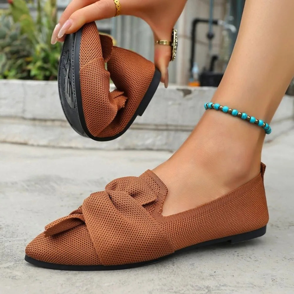 Women Flats Walking Shoes Pointed Top Solid Color new Loafers Mesh Breathable Shoes Comfortable Women Sneakers Zapatos De Mujer
