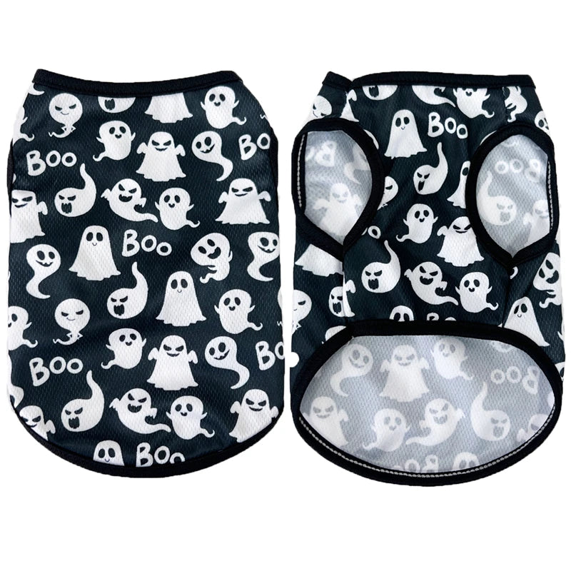 Dog Clothes for Small Medium Dogs Cats Autumn Winter Halloween Festival Print Clothing Chihuahua French Bulldog Pug Pet Outfits