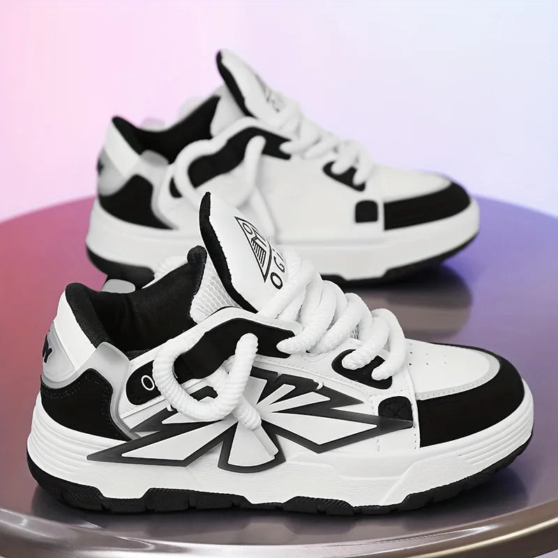 New Shoes Men Autumn Casual Platfrom Sneakers Trend Luxury Men Designer Skateboard Shoes Outdoor Lace-up Vulcanized Shoes Hombre