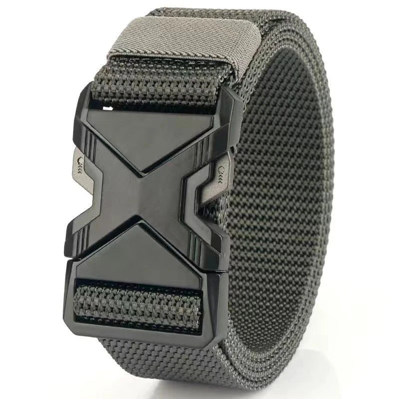Multiple Styles of Tactical Waist Belts The Men's Buckle Belt Nylon Braided Lightweight Breathable Daily Commuter Men's Belt New
