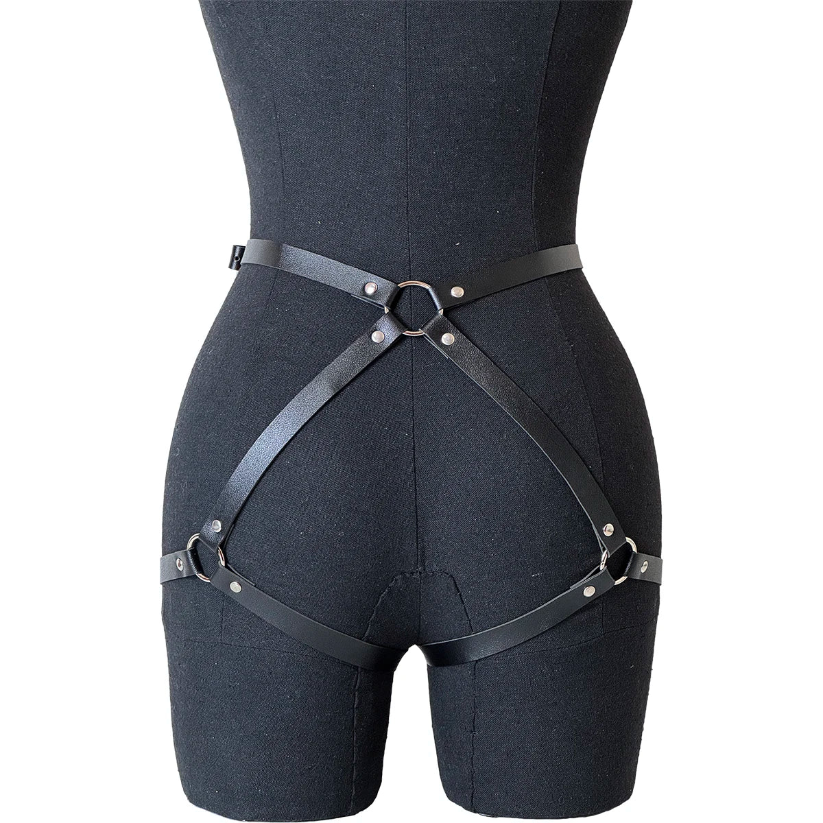 Women Fashion Belt Female Street Style PU Leg Harness Belt Thigh Garter Gothic Casual Body Decoration Belts Clothing Accessories