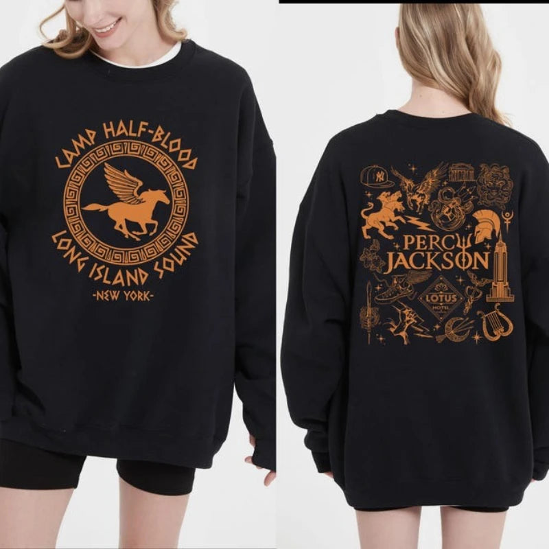 Unisex Camp Halfblood Sweatshirt Camp Half Blood Hoodie Camp Half Blood Chronicles Branches Sweater Percy Jackson Sweatshirt