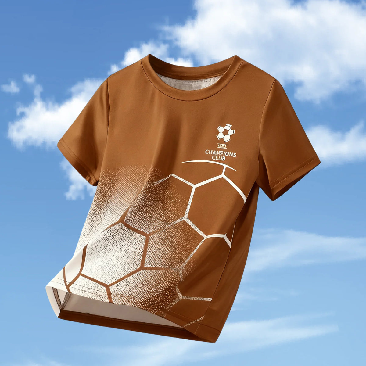 Kids Clothes Football Jersey Short Sleeve T-Shirt Boys Girls Clothes 2-14y Outdoor Quick Drying Soccer Shirt Casual Children Top
